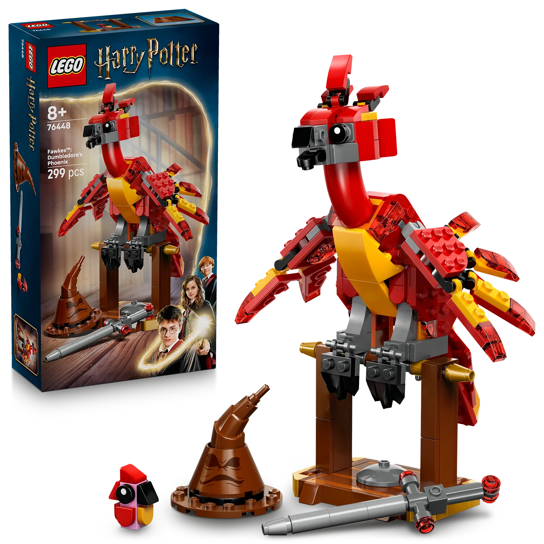 Fawkes - Dumbledore's Phoenix LEGO - Image 3