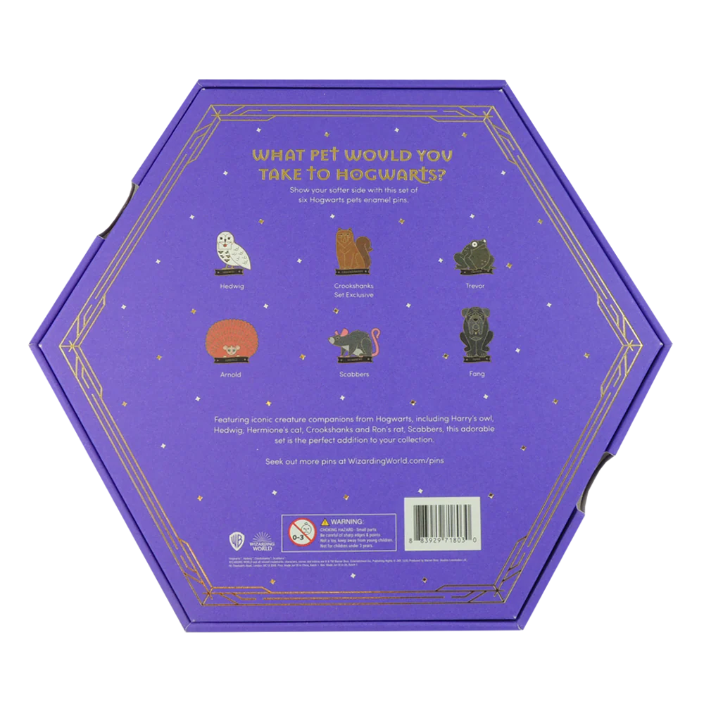 First Edition Hogwarts Pets Enamel Pins Set - Image 4