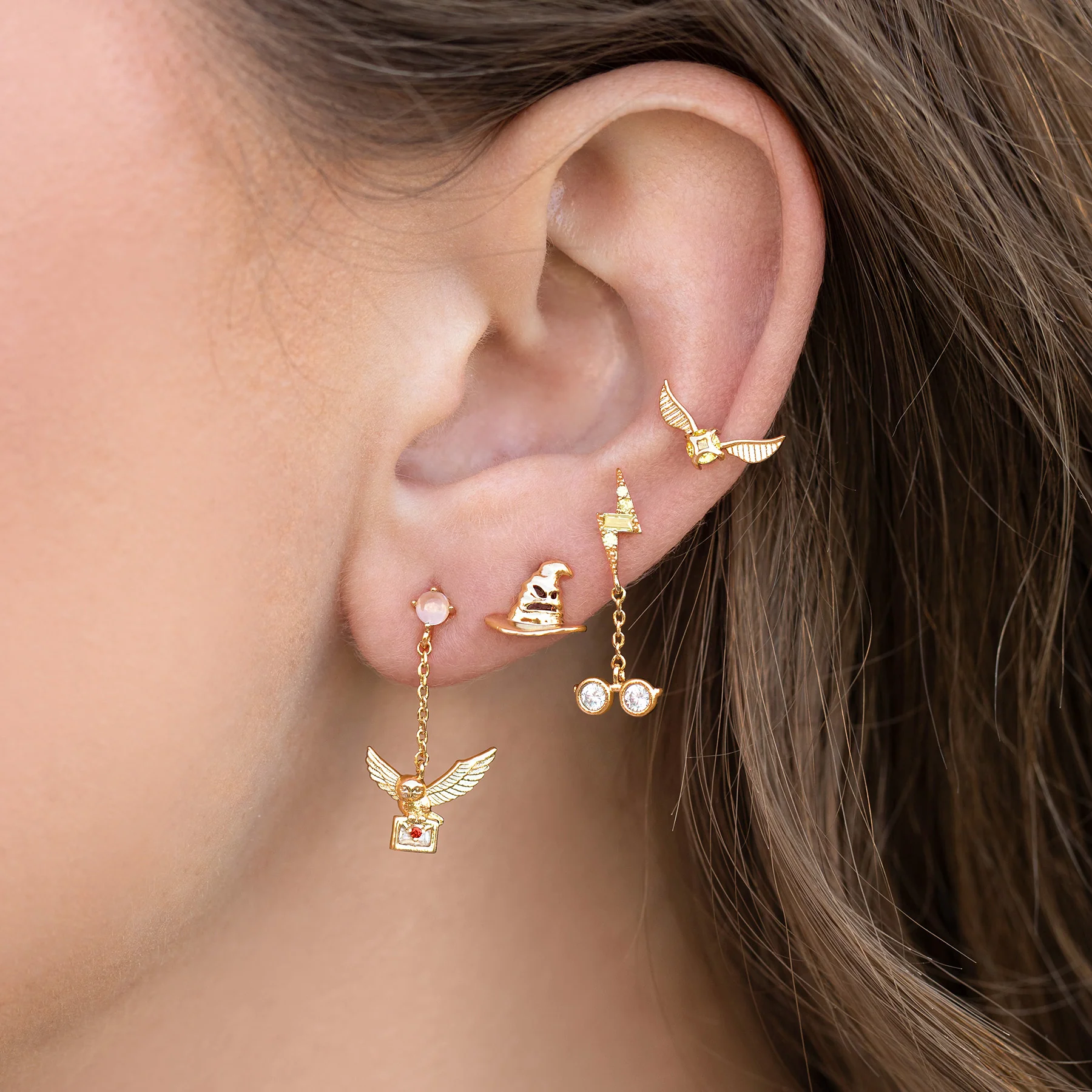 Girls Crew Back to Hogwarts Earring Set - Image 2
