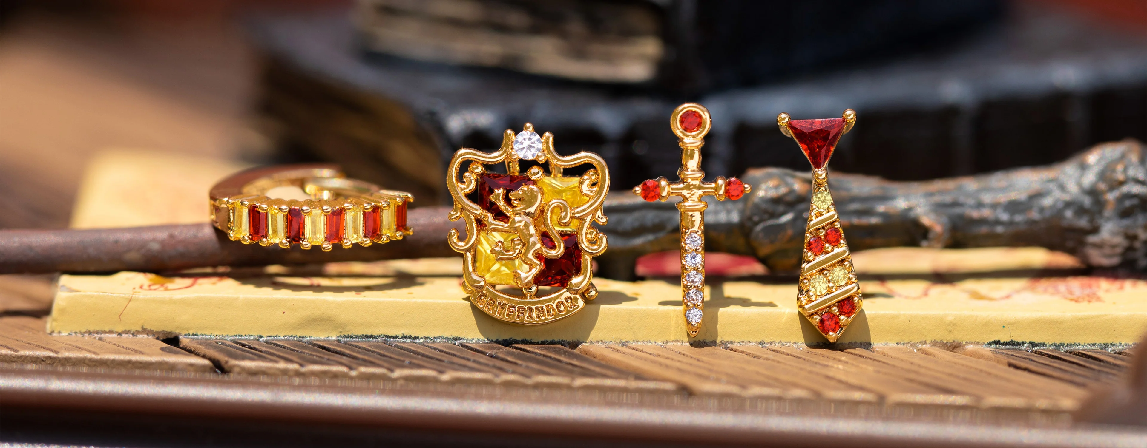 Girls Crew Gryffindor House Earring Set - Image 4