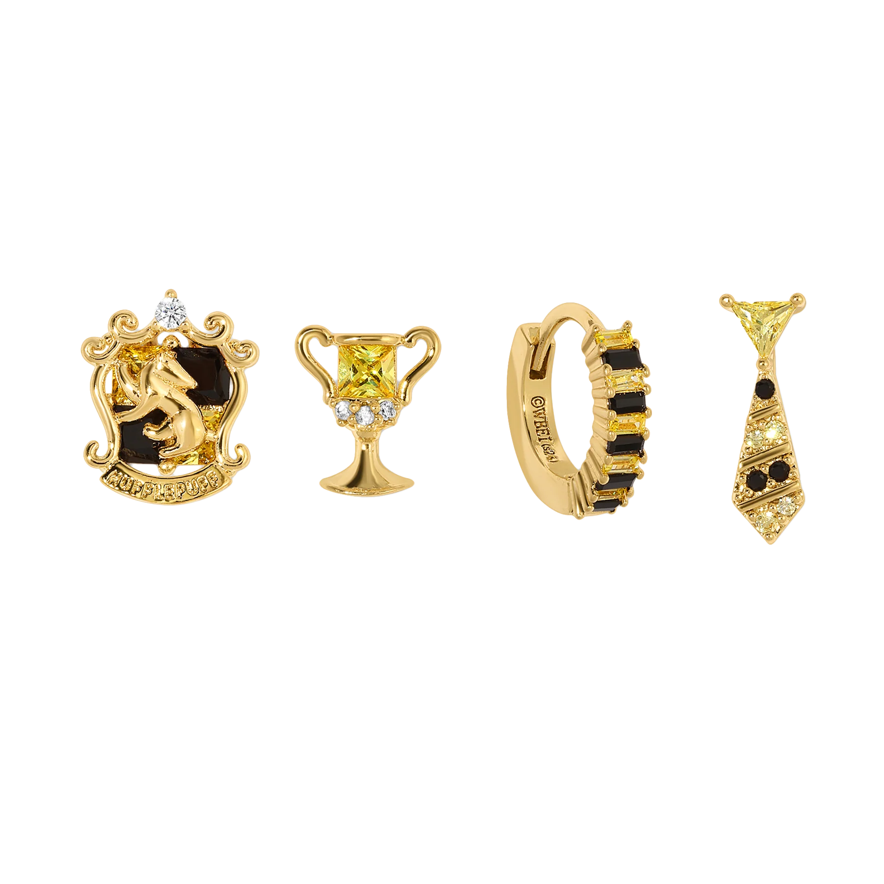 Girls Crew Hufflepuff House Earring Set - Image 3