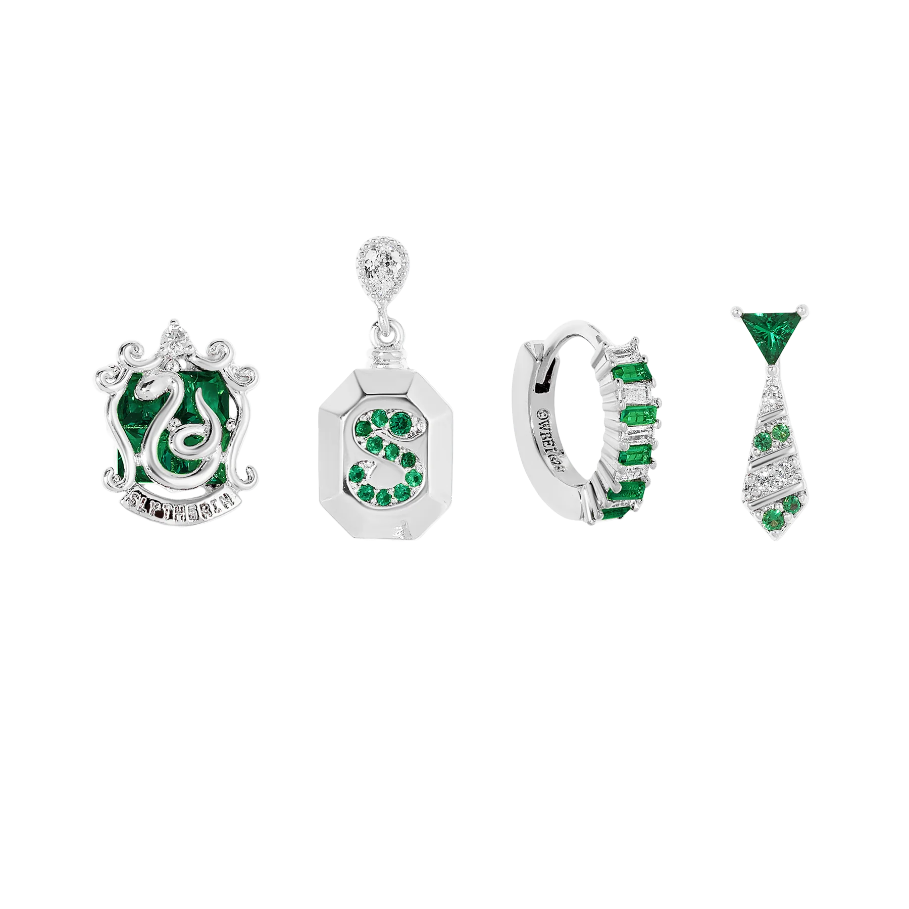 Girls Crew Slytherin House Earring Set - Image 3