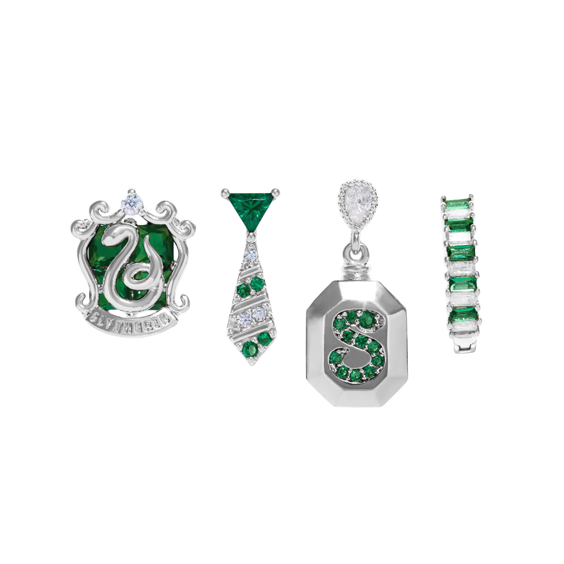 Girls Crew Slytherin House Earring Set - Image 4