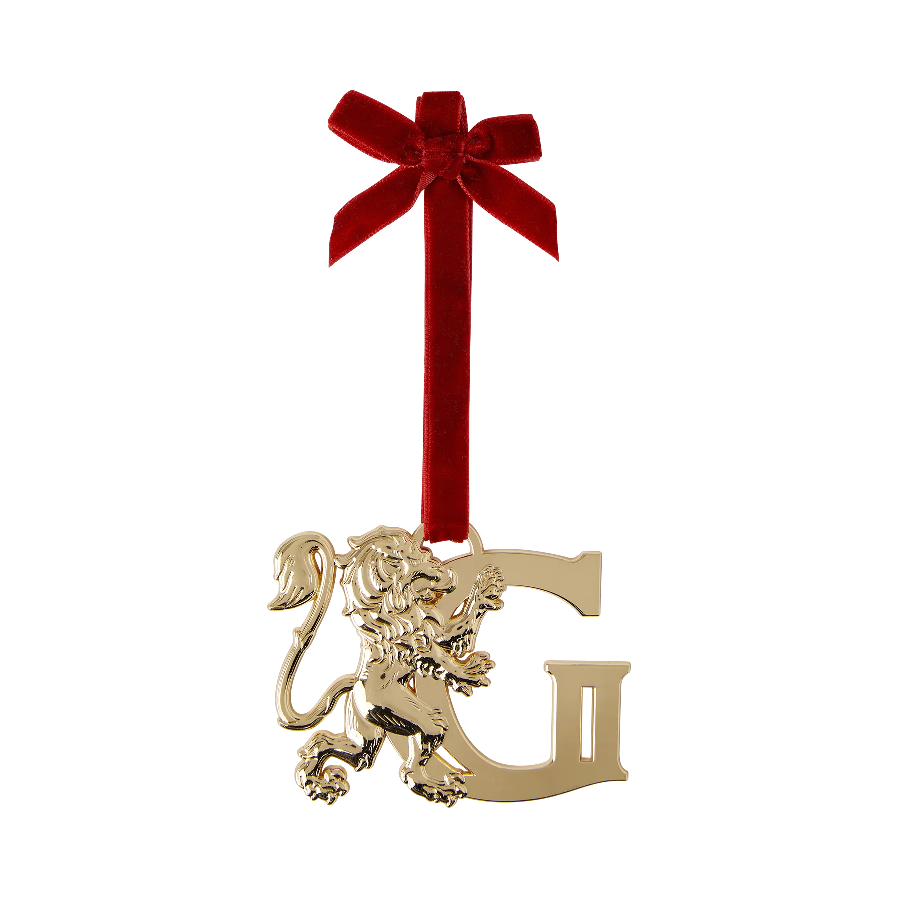 Gryffindor 'G' Metal Ornament