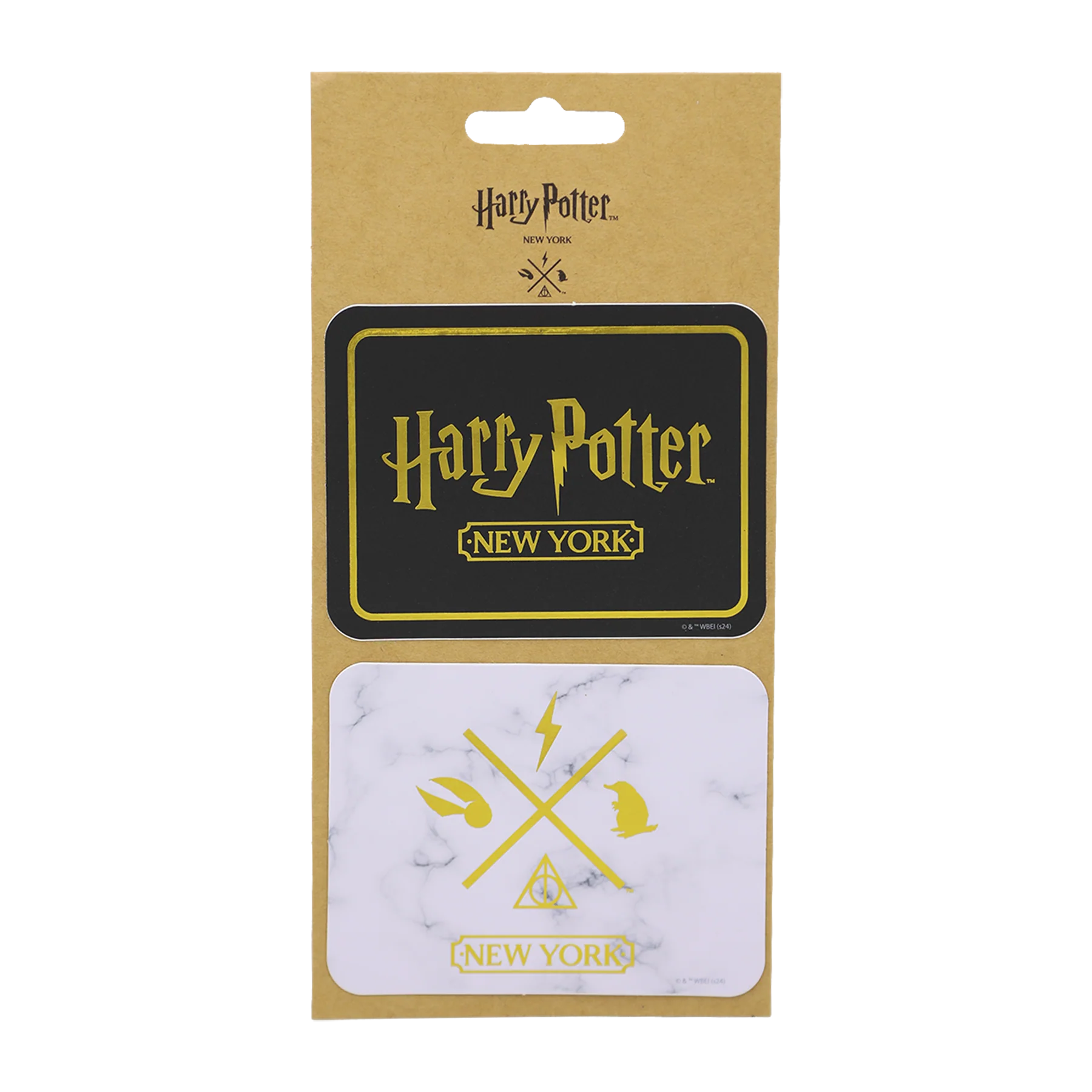 Harry Potter NYC Black & Gold Sticker Set