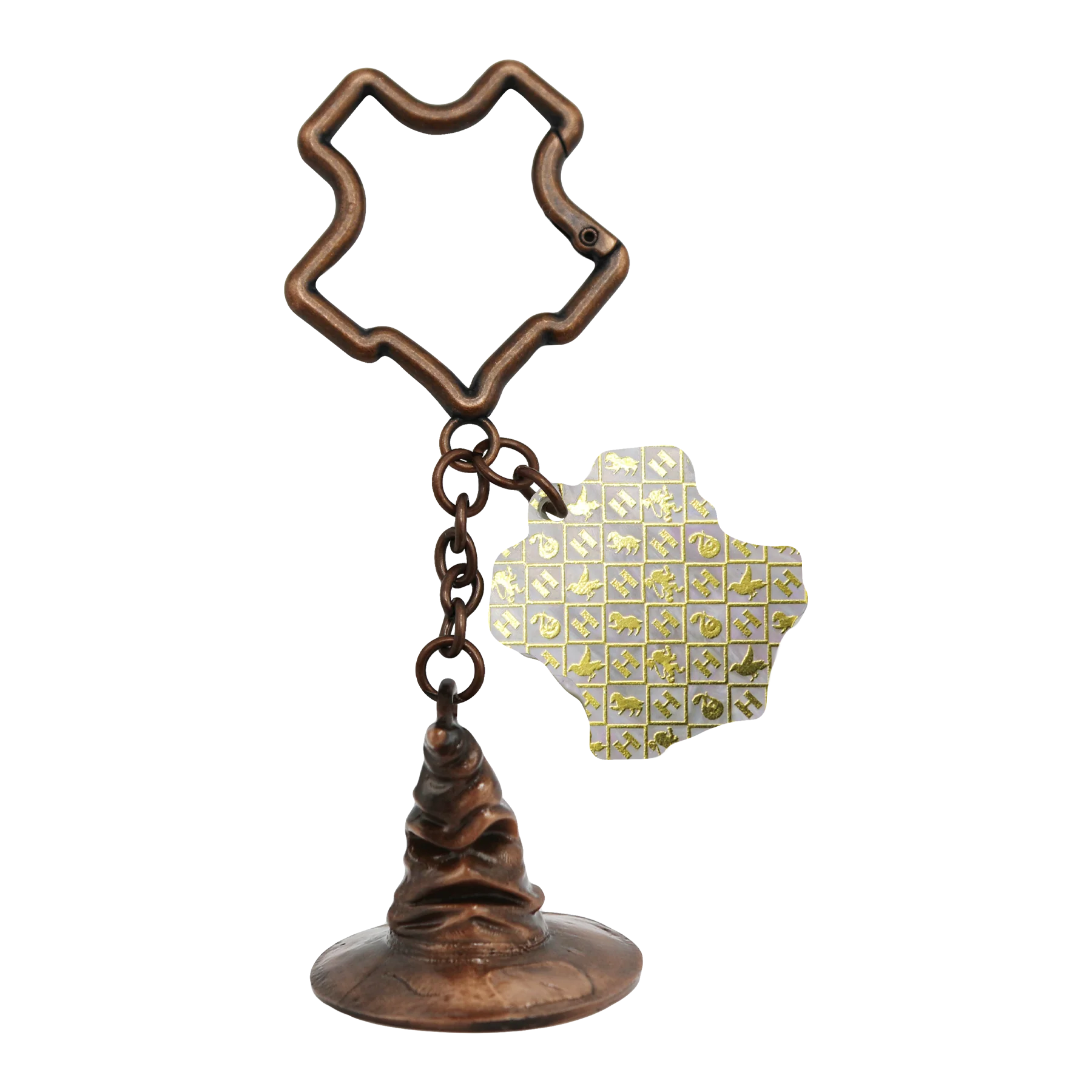Hogwarts Crest Sorting Hat Keyring - Image 3