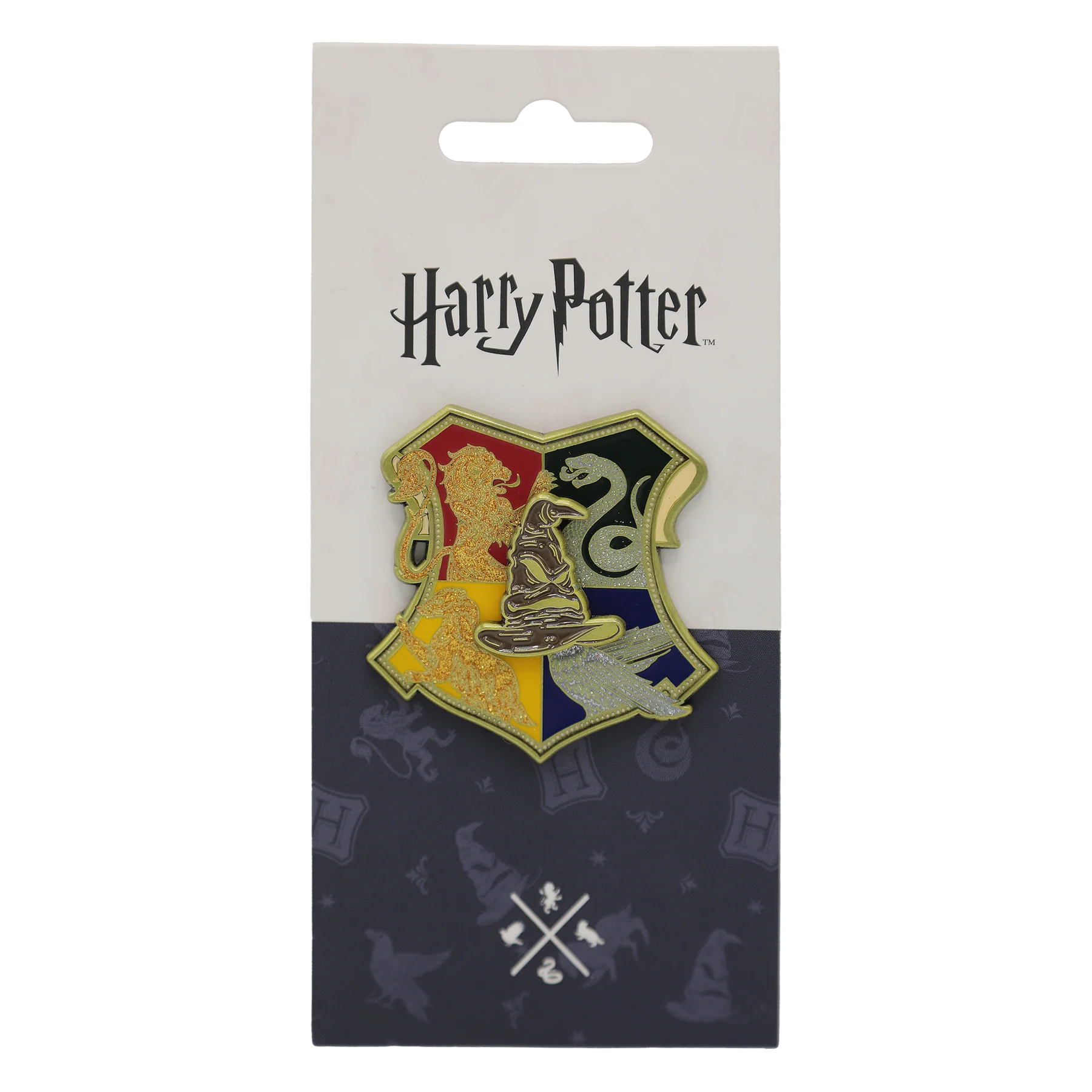 Hogwarts Crest Spinning Pin - Image 3