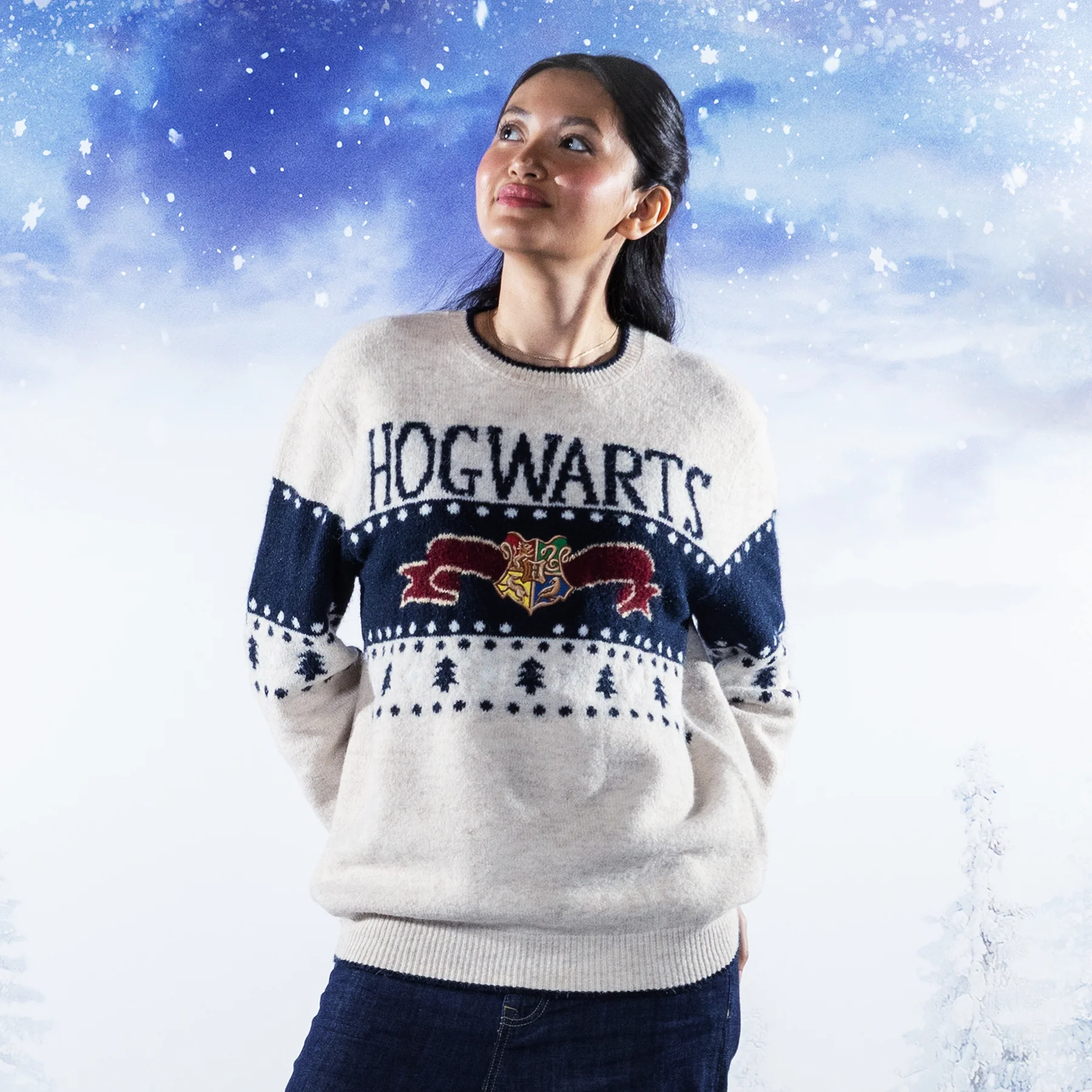 Hogwarts in the Snow Christmas Sweater - Image 4