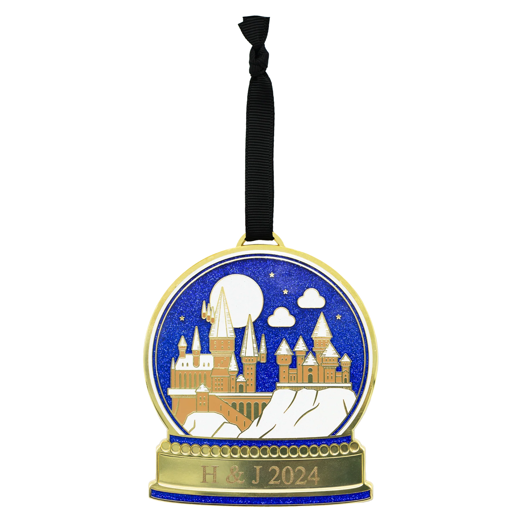 Personalized Hogwarts Snowglobe Ornament - Image 4