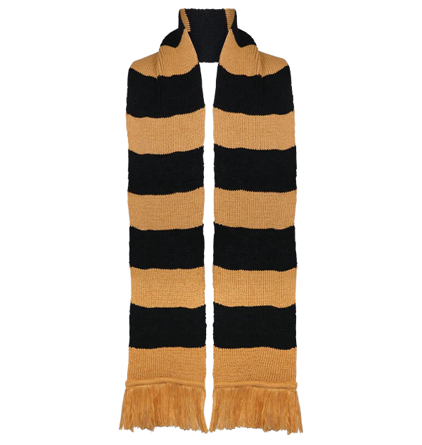Hufflepuff Wide Stripe Scarf from Lochaven - Image 2