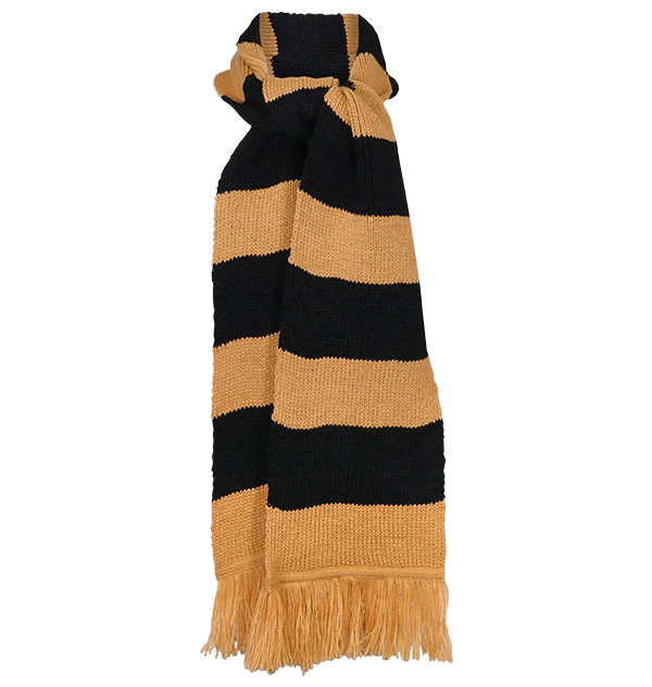 Hufflepuff Wide Stripe Scarf from Lochaven - Image 3
