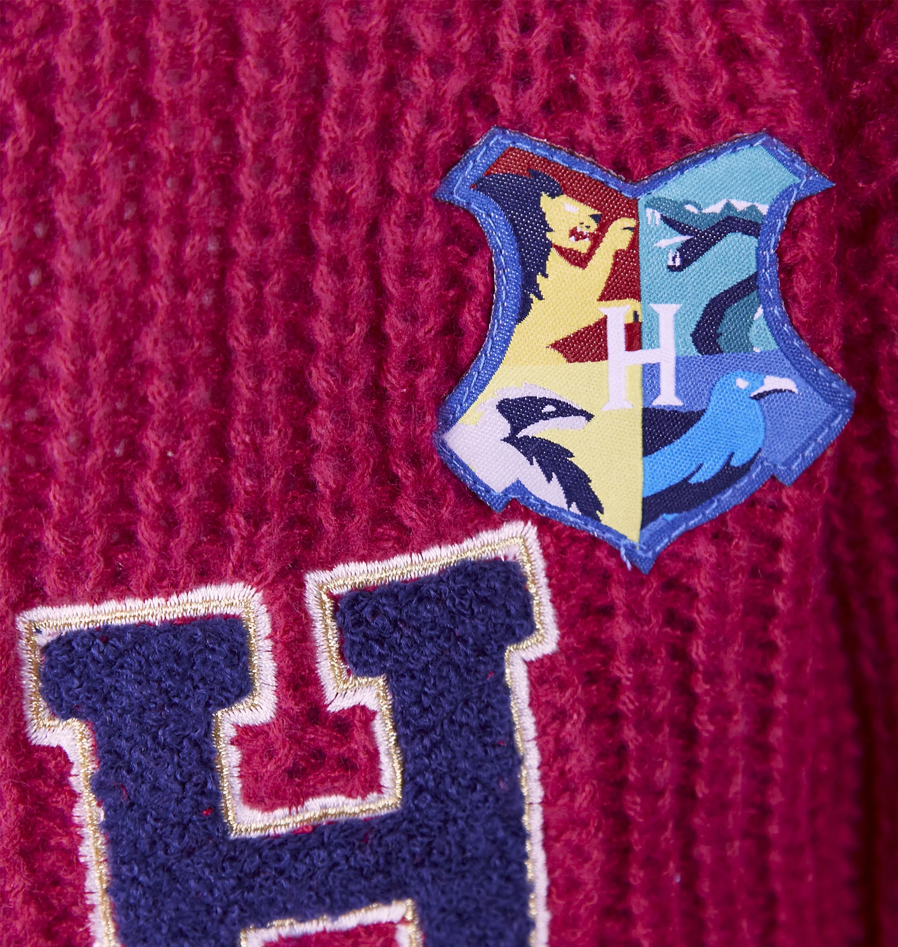 Kids Hogwarts Knitted Cardigan - Image 3