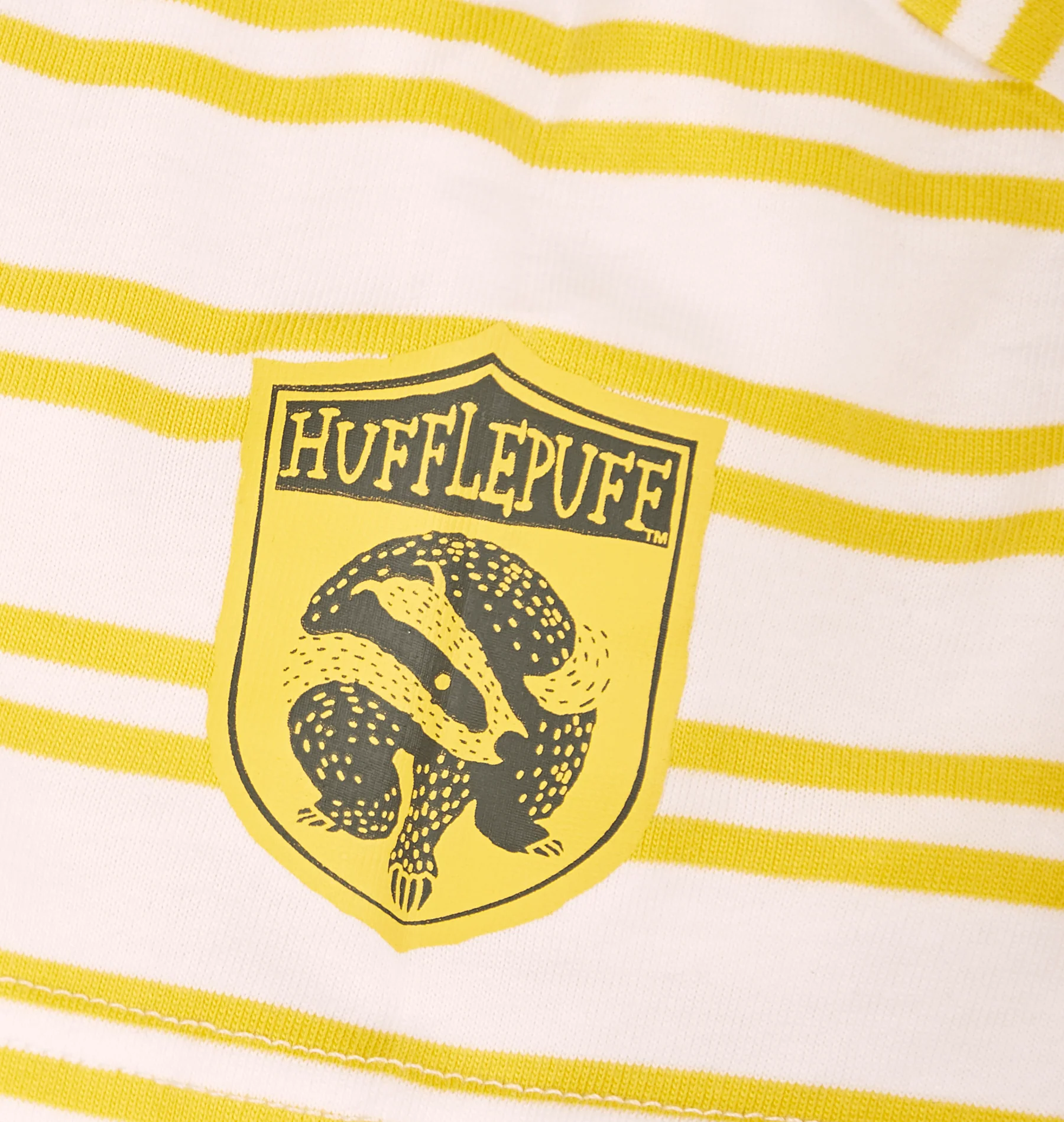 Kids Hufflepuff Striped T-Shirt - Image 3