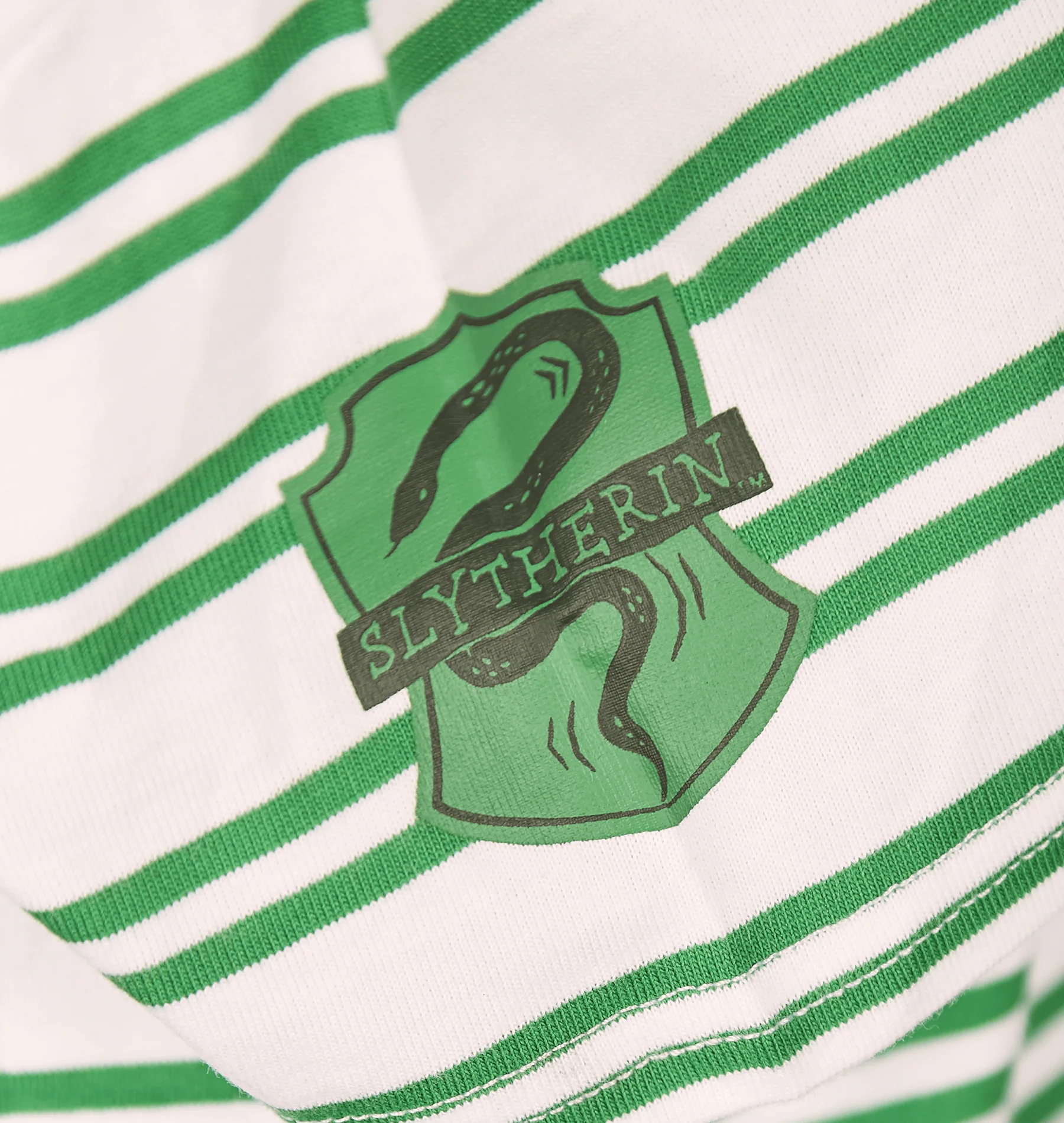 Kids Slytherin Striped T-Shirt - Image 3