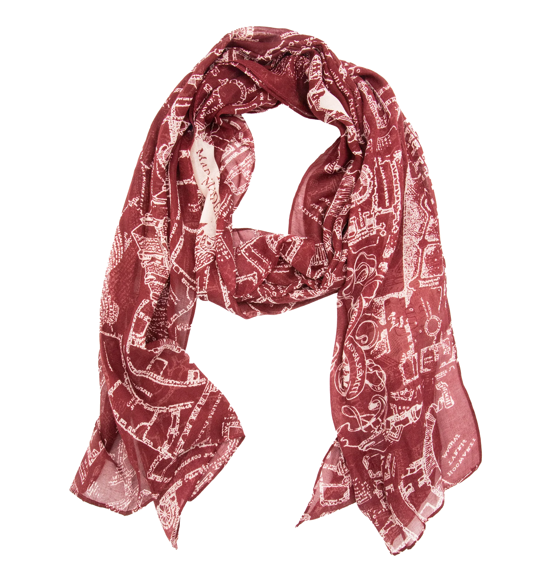 Marauder's Map Scarf