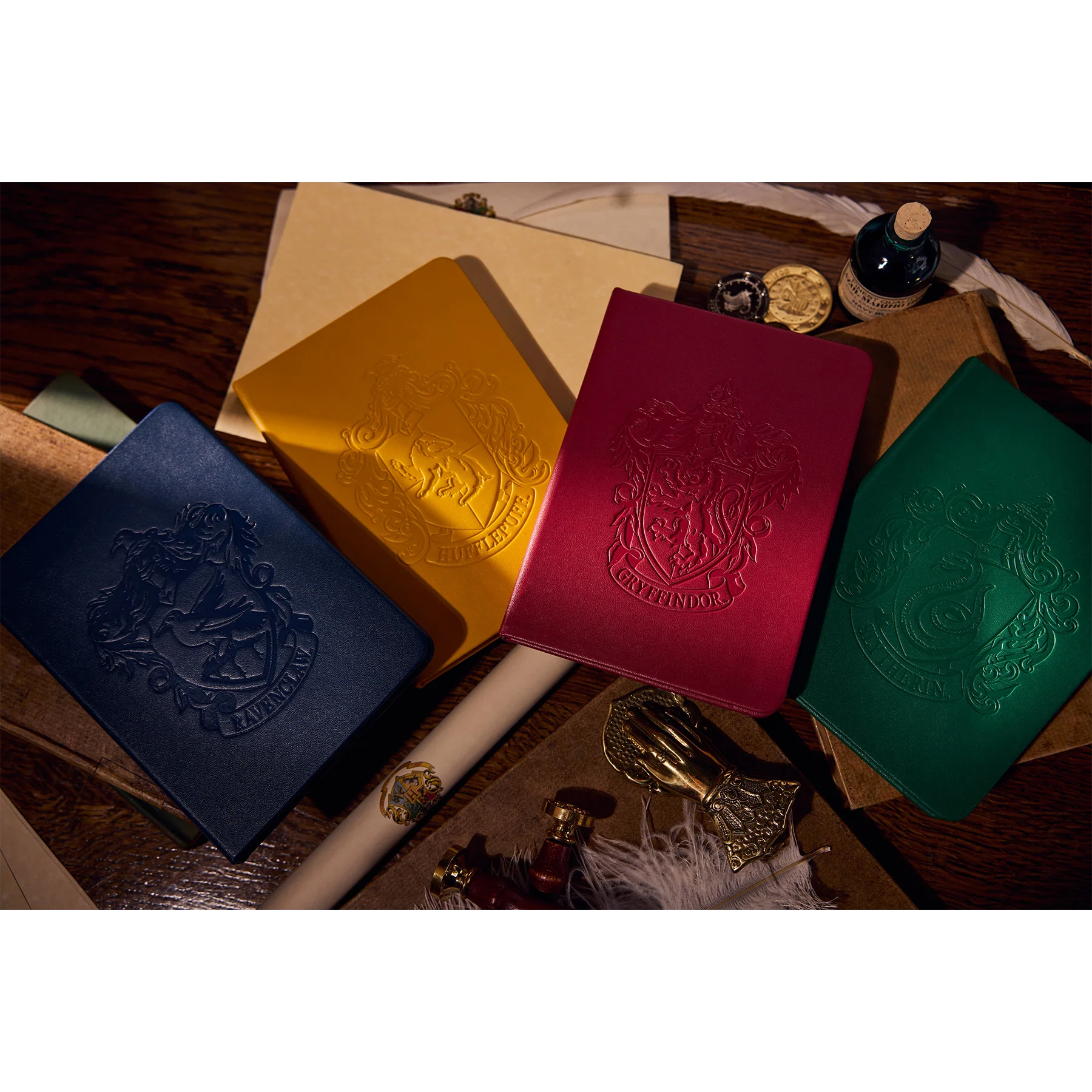 Personalised Hufflepuff Embossed Notebook - Image 7
