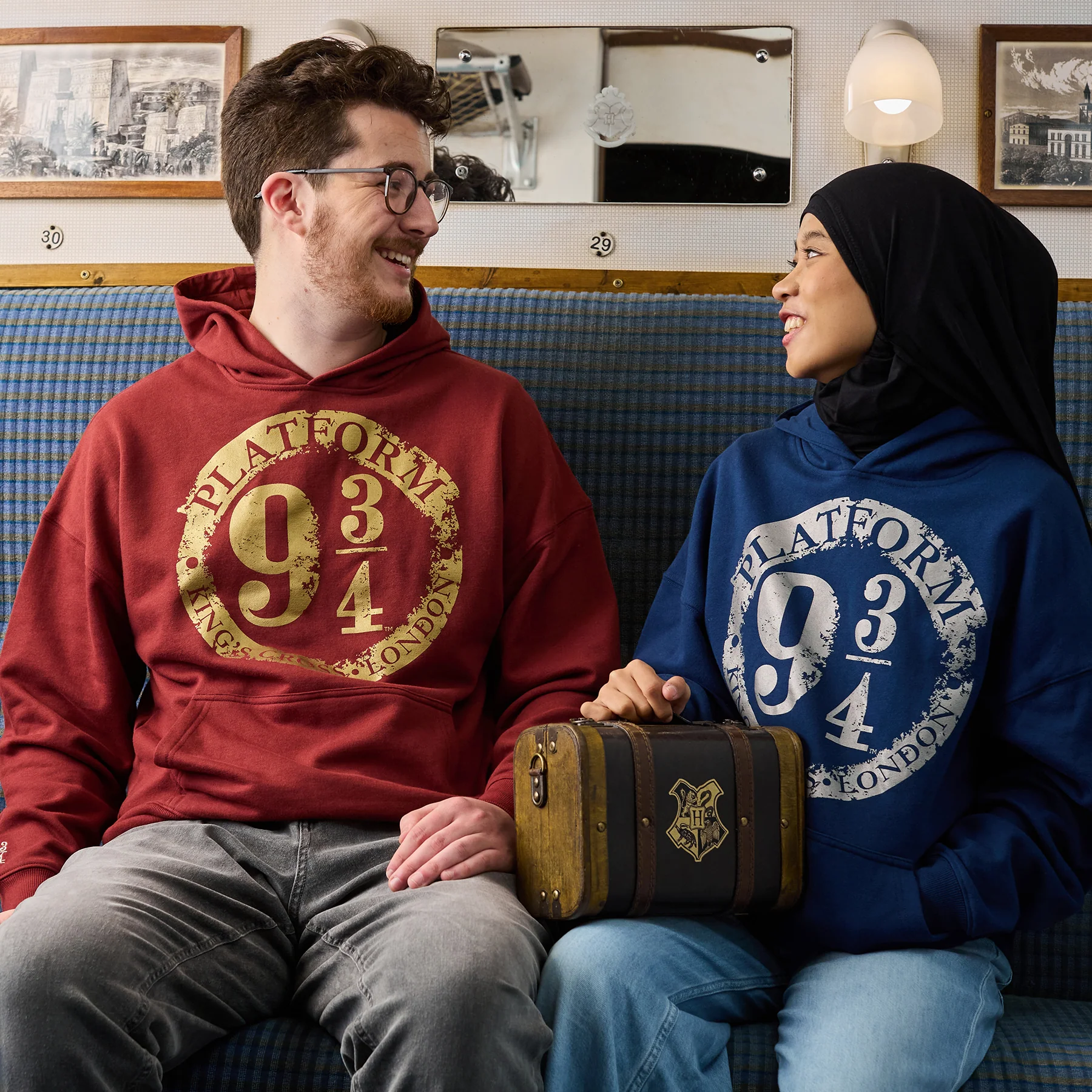 Platform 9 3/4 Navy Hoodie - Image 3