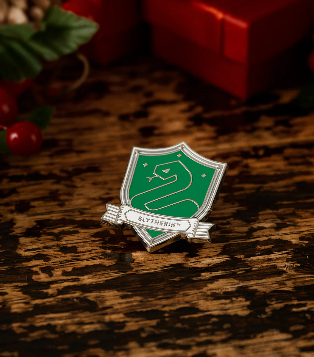 Slytherin House Crest Enamel Pin - Image 3