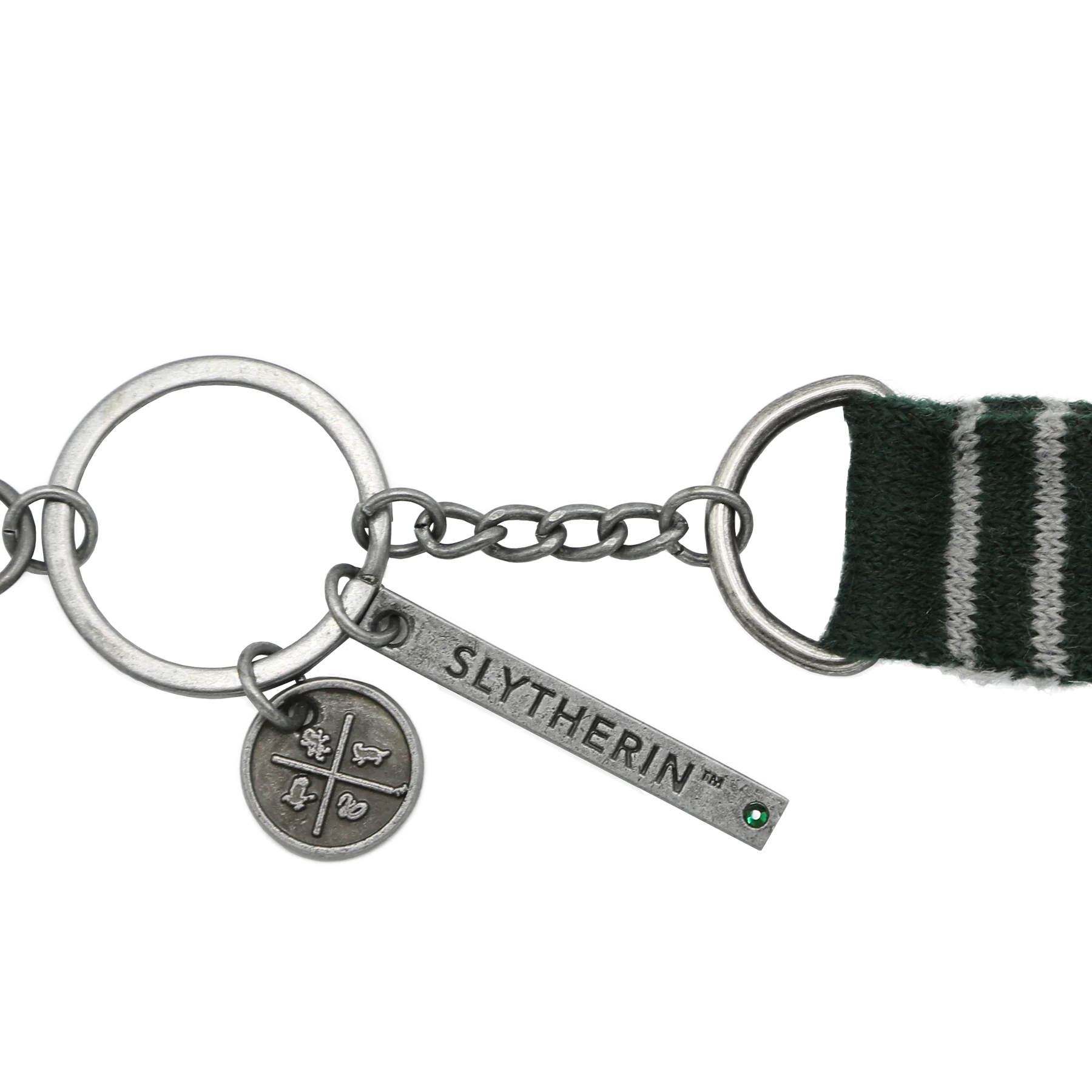 Slytherin Scarf Keyring - Image 2