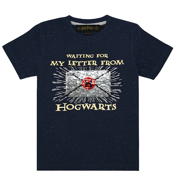 Kids "Waiting For My Letter" Sequin T-Shirt - Image 3